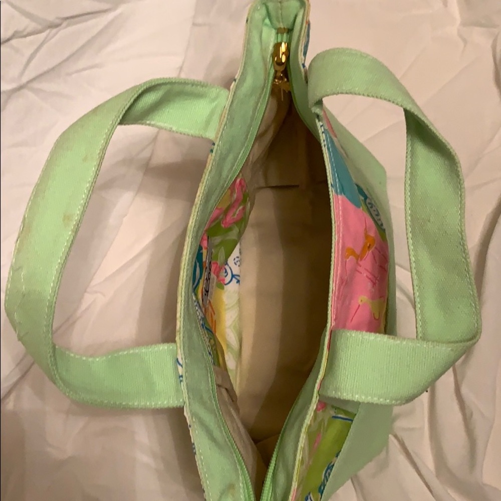 Lily Pulitzer Zippered Top Handbag - image 3